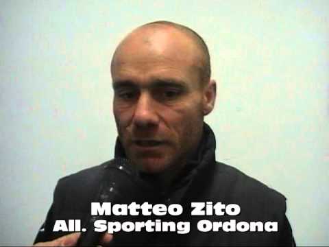 Sporting Ordona: il tecnico Matteo Zito. “Non dobbiamo dimostrare nulla a nessuno”