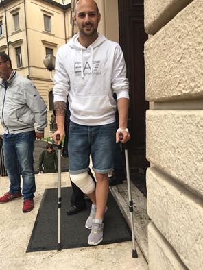 Salerno: operazione al menisco tutto ok, qualche settimana e si potrà ritornare in campo