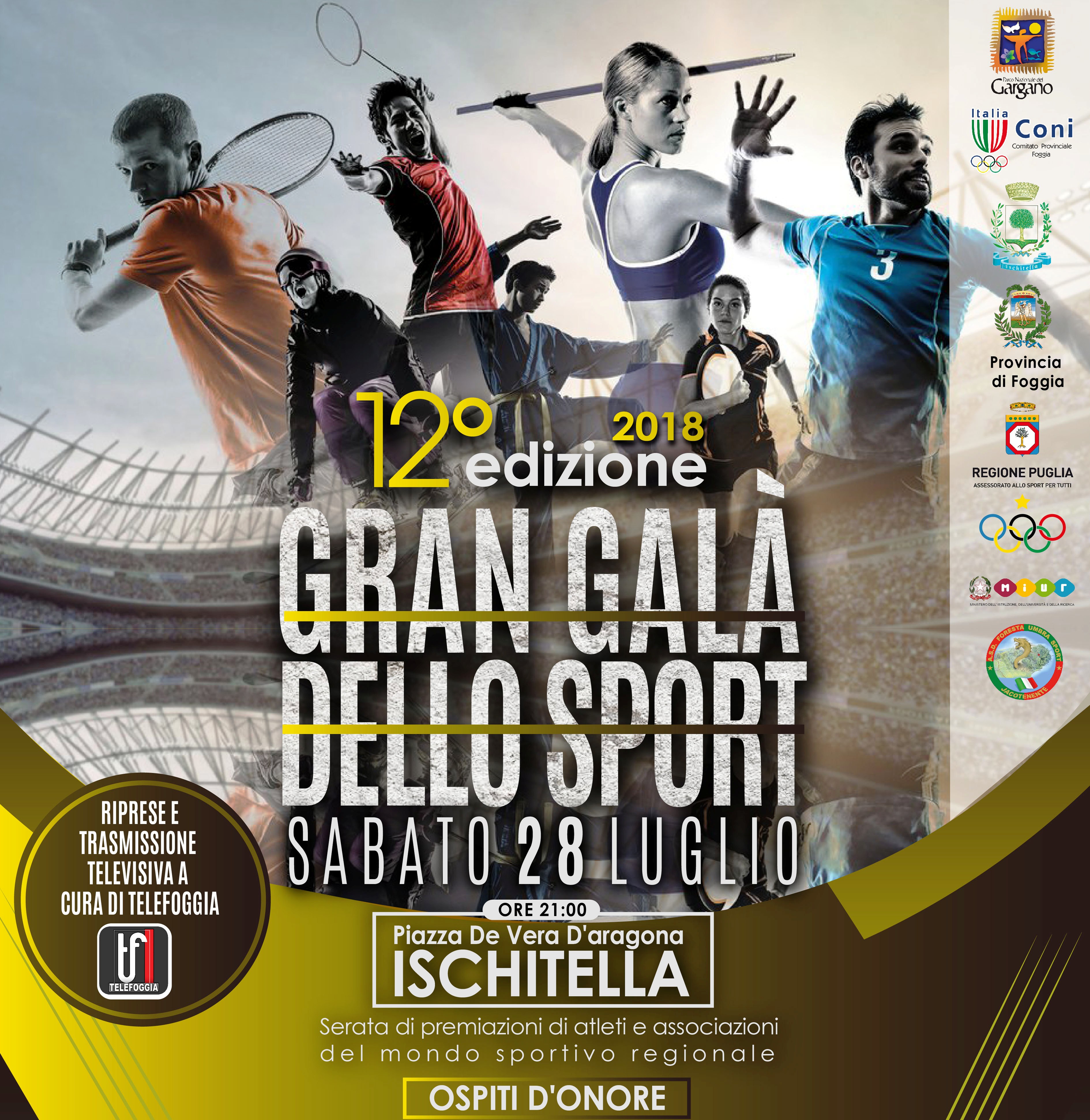 Ad Ischitella il 28 luglio la 12esima edizione del “Galà dello Sport”. Ancora tanti olimpionici!